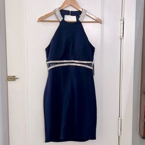 Elegant & Classy Navy Blue cocktail dress size9